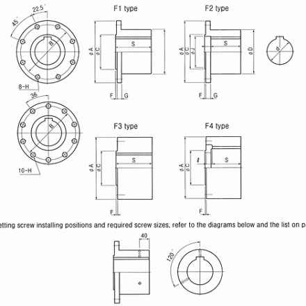 Khớp nối trục Flange Hub HIMCO
