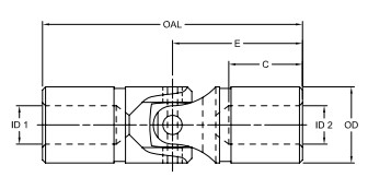 Khớp nối cardan Lovejoy D303