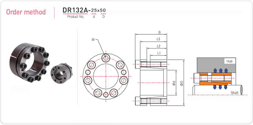 Khớp khóa trục DURI DR132-A