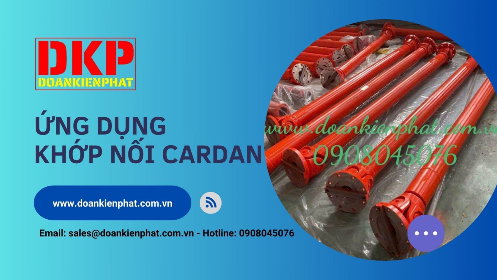 Ứng dụng khớp nối trục cardan