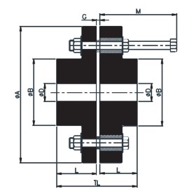 Khớp nối bu lông B-FLEX LBC RATHI