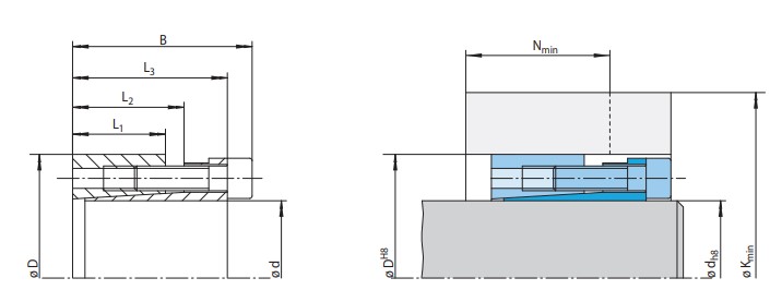 Khớp khóa trục Ringspann RLK130