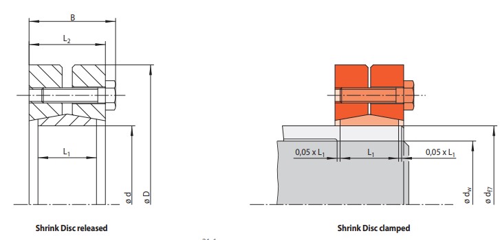 Thiết bị khóa trục Ringspann RLK603