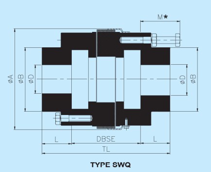 Khớp nối trục mềm Rathi SWQ