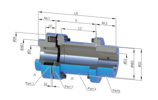 Khớp nối trục N-eupex H